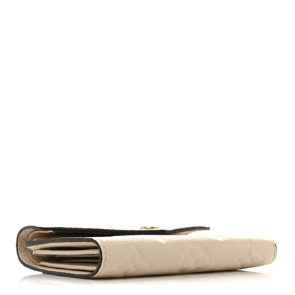 Louis Vuitton Empreinte Victorine Wallet Cream 4 of 7