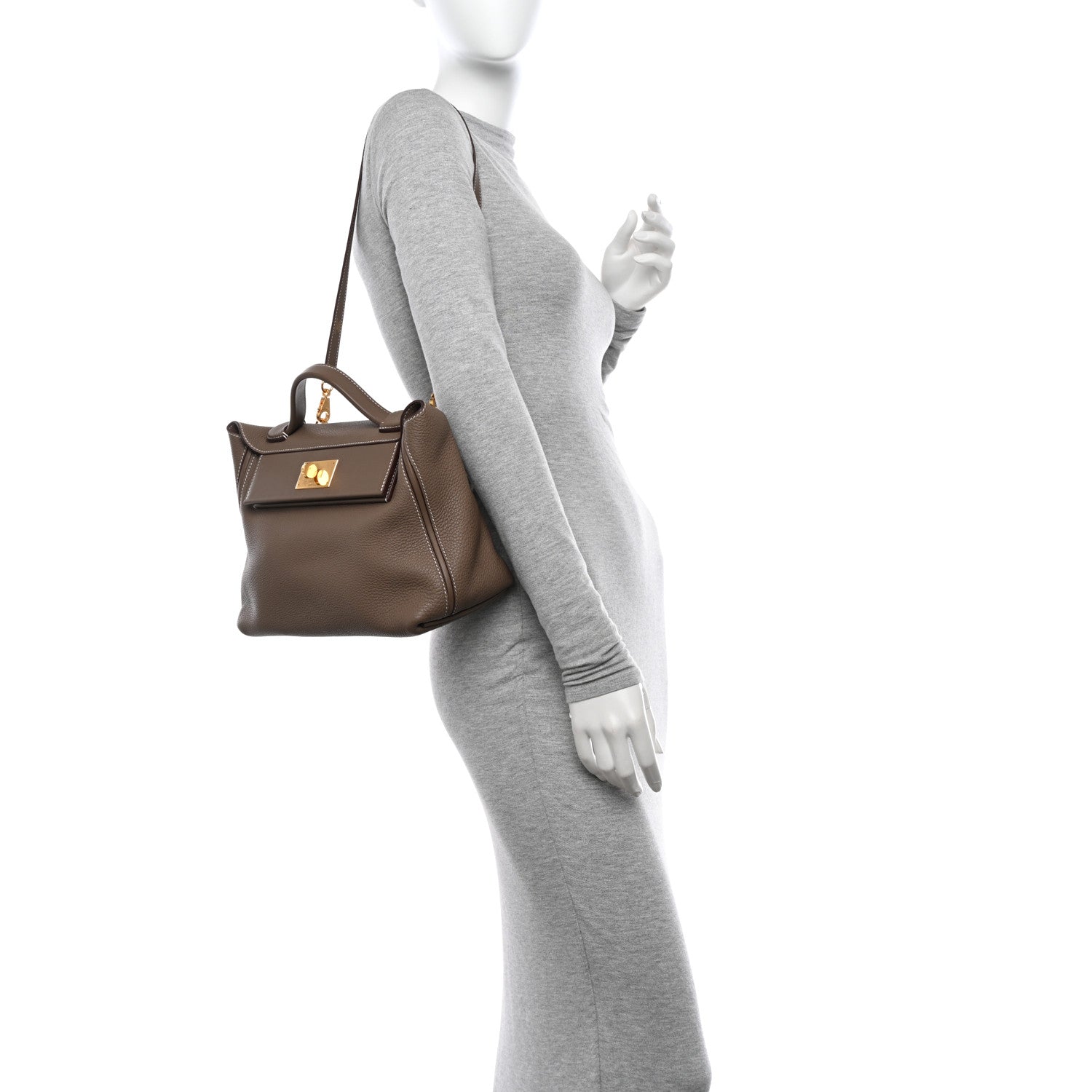 Hermes Togo Swift 24/24 30 Etoupe 2 of 11