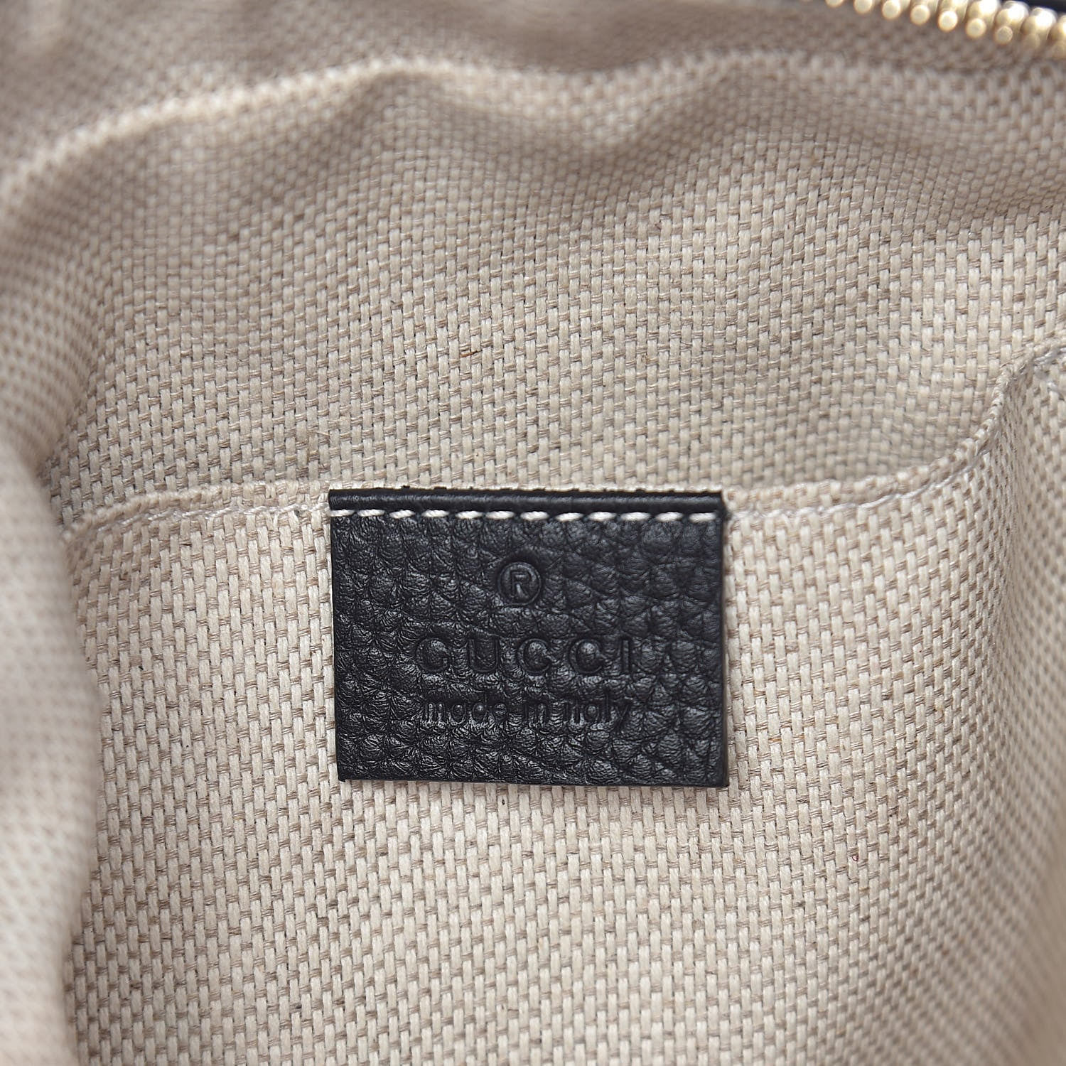 Gucci Pebbled Calfskin Small Soho Disco Bag Black 6 of 11