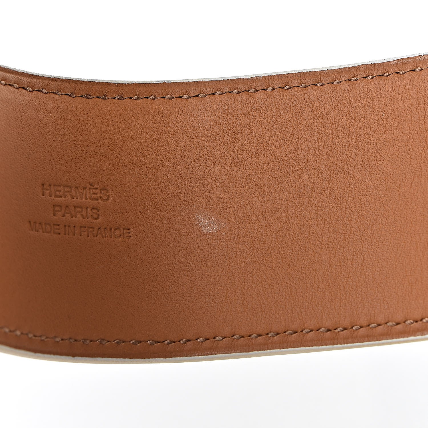 Hermes Epsom Collier de Chien CDC Bracelet S White 7 of 9