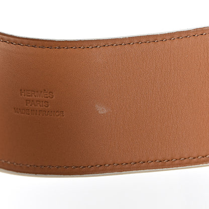 Hermes Epsom Collier de Chien CDC Bracelet S White 7 of 9