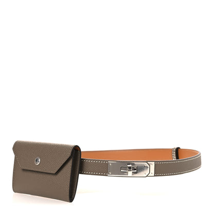 Hermes Epsom Kelly Pocket Belt Etoupe 1 of 9