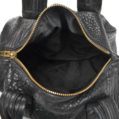 Alexander Wang Pebbled Lambskin Rocco Black Gold Hardware 5 of 13