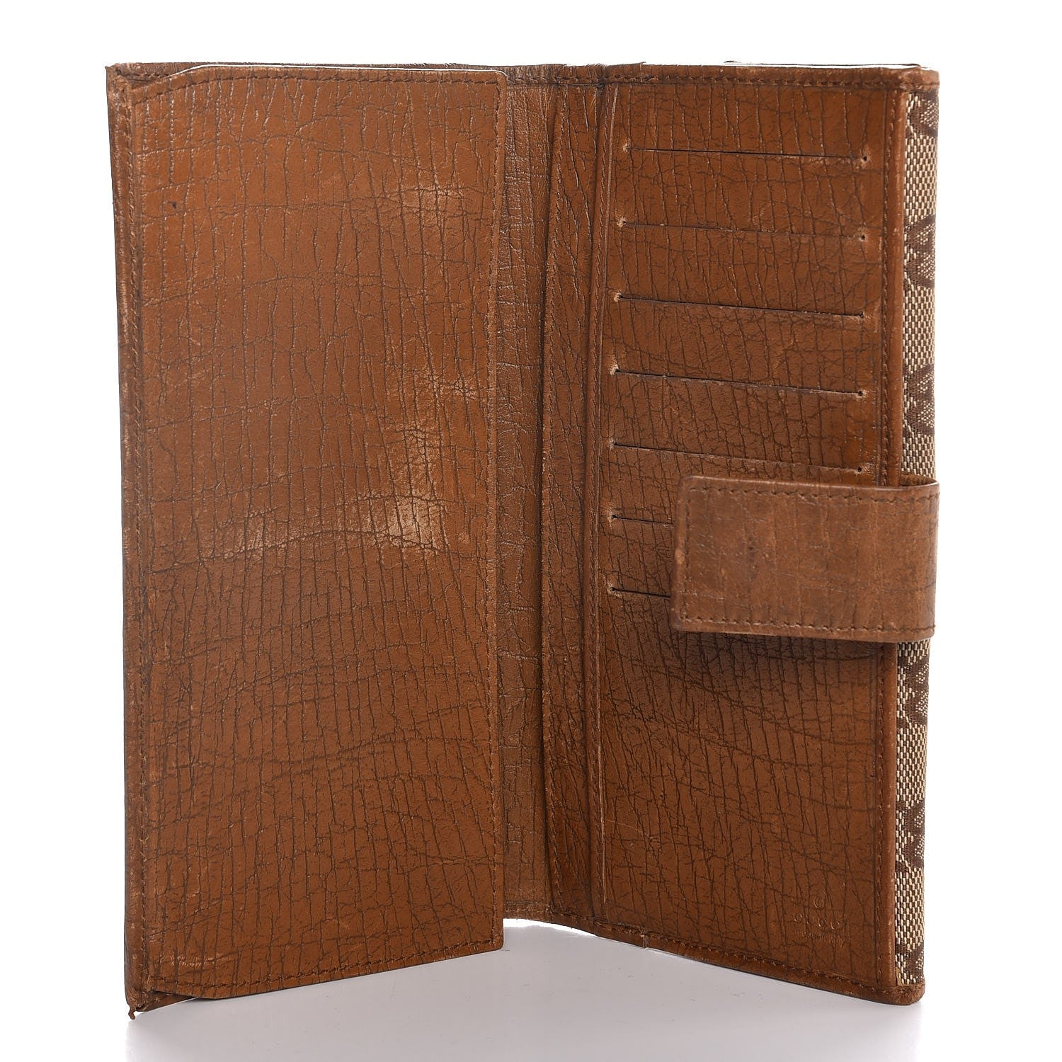 Gucci Monogram Bamboo Wallet Brown 5 of 13