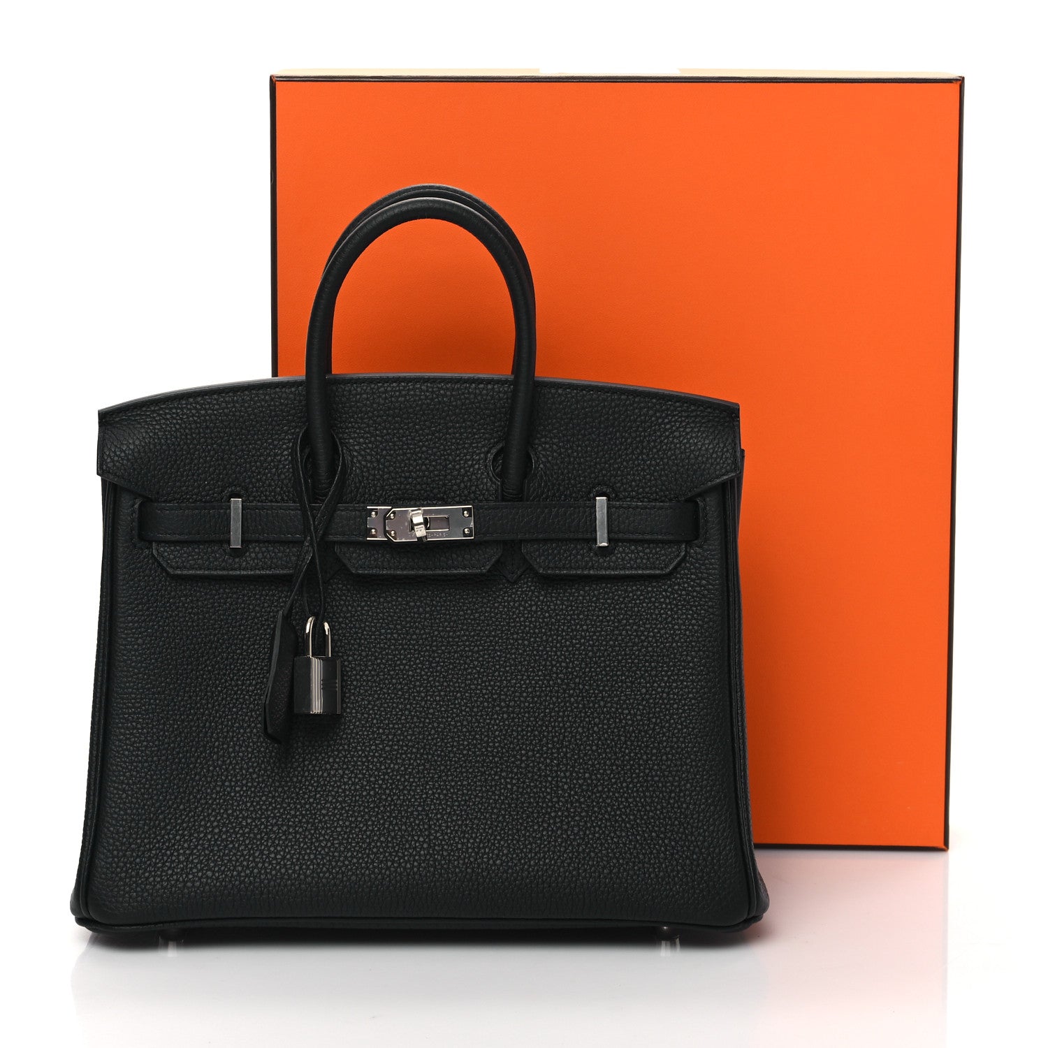 Hermes Togo Birkin 25 Black 11 of 11