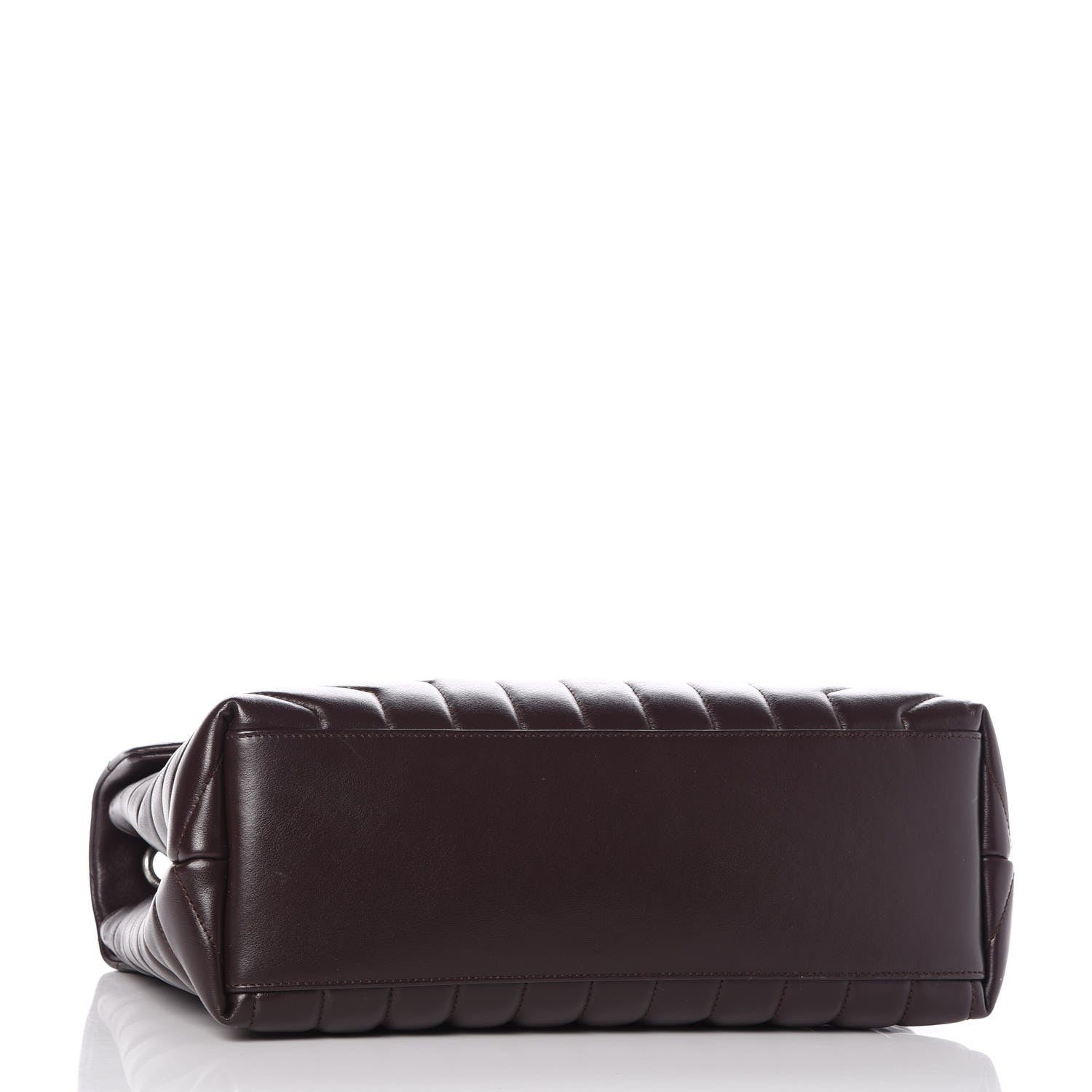Saint Laurent Calfskin Y Quilted Monogram Medium Loulou Chain Satchel Amaranto 5 of 8