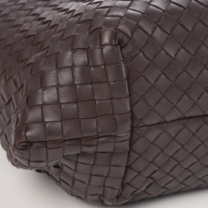 Bottega Veneta Nappa Intrecciato Large Capri Tote Ebano 10 of 11