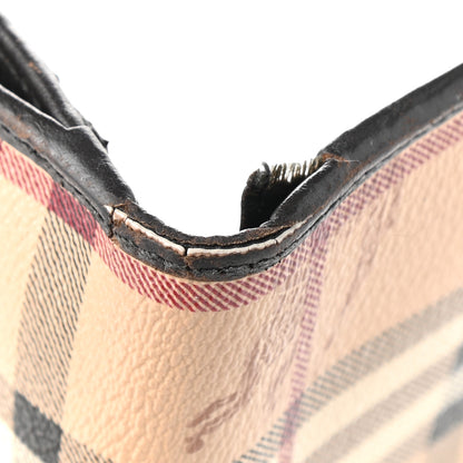 Burberry Haymarket Check Continental Wallet Black 11 of 12