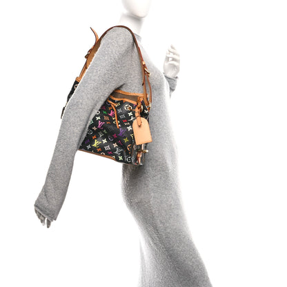 Louis Vuitton Monogram Multicolor Petit Noe Black 2 of 9