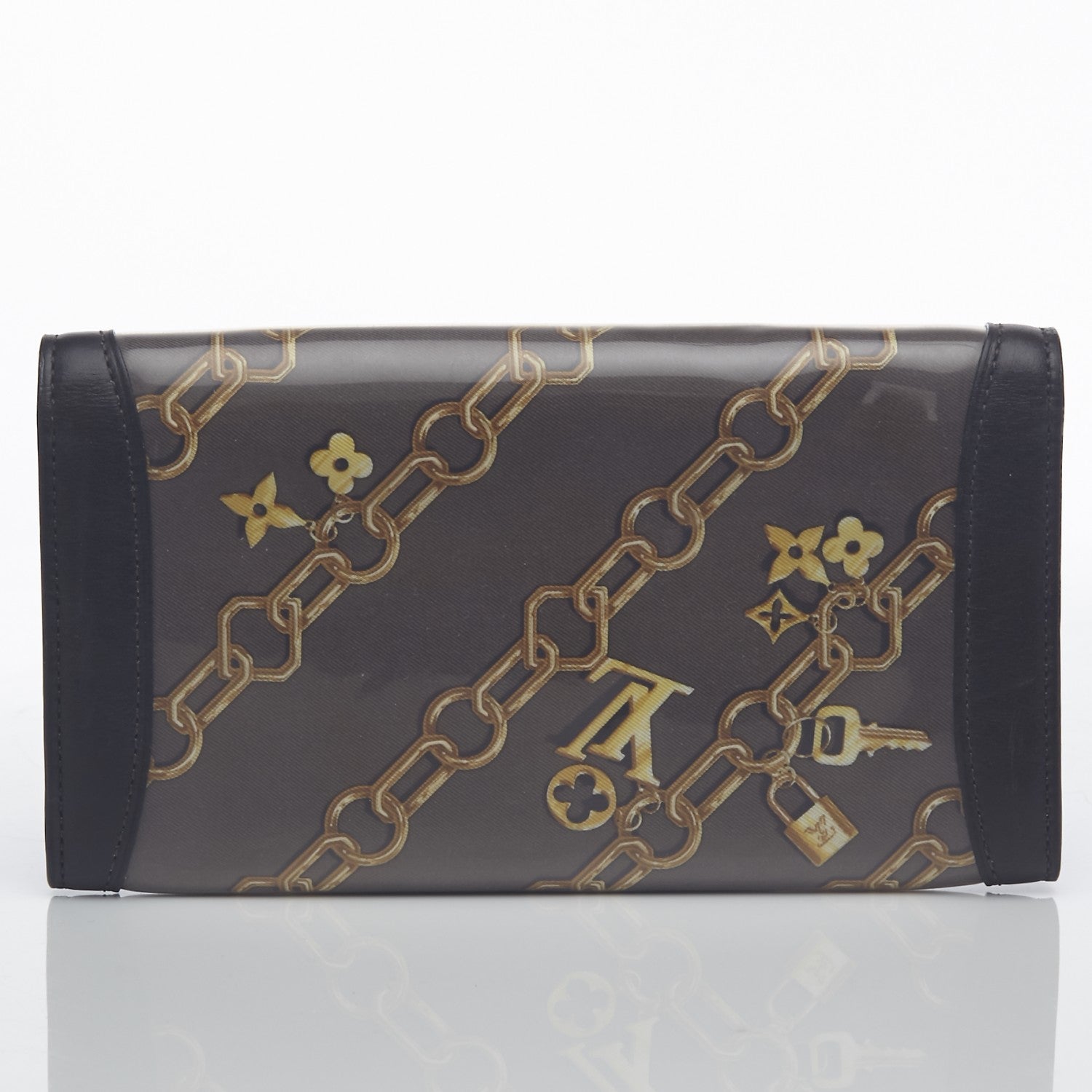 Louis Vuitton Monogram Charms Cabas Porte-Monnaie Wallet Brown 3 of 7