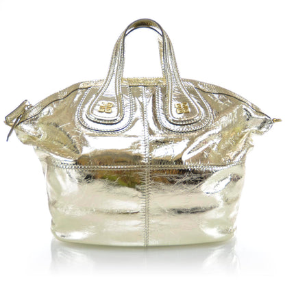 Givenchy Metallic Calfskin Medium Nightingale Gold 1 of 9