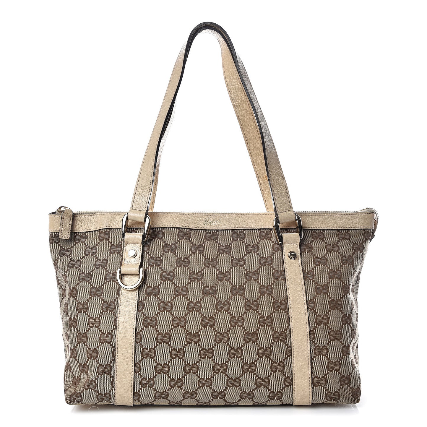 Monogram Medium Abbey Shoulder Bag Off White