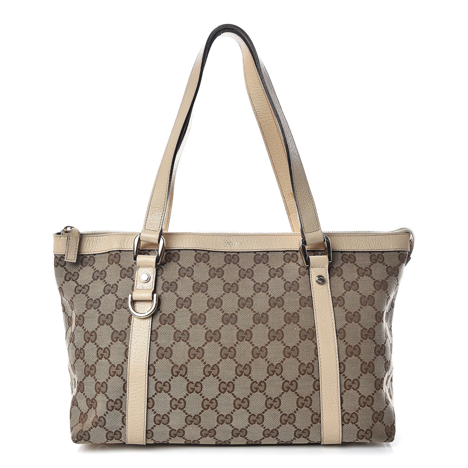 Gucci Monogram Medium Abbey Shoulder Bag Off White 1 of 21