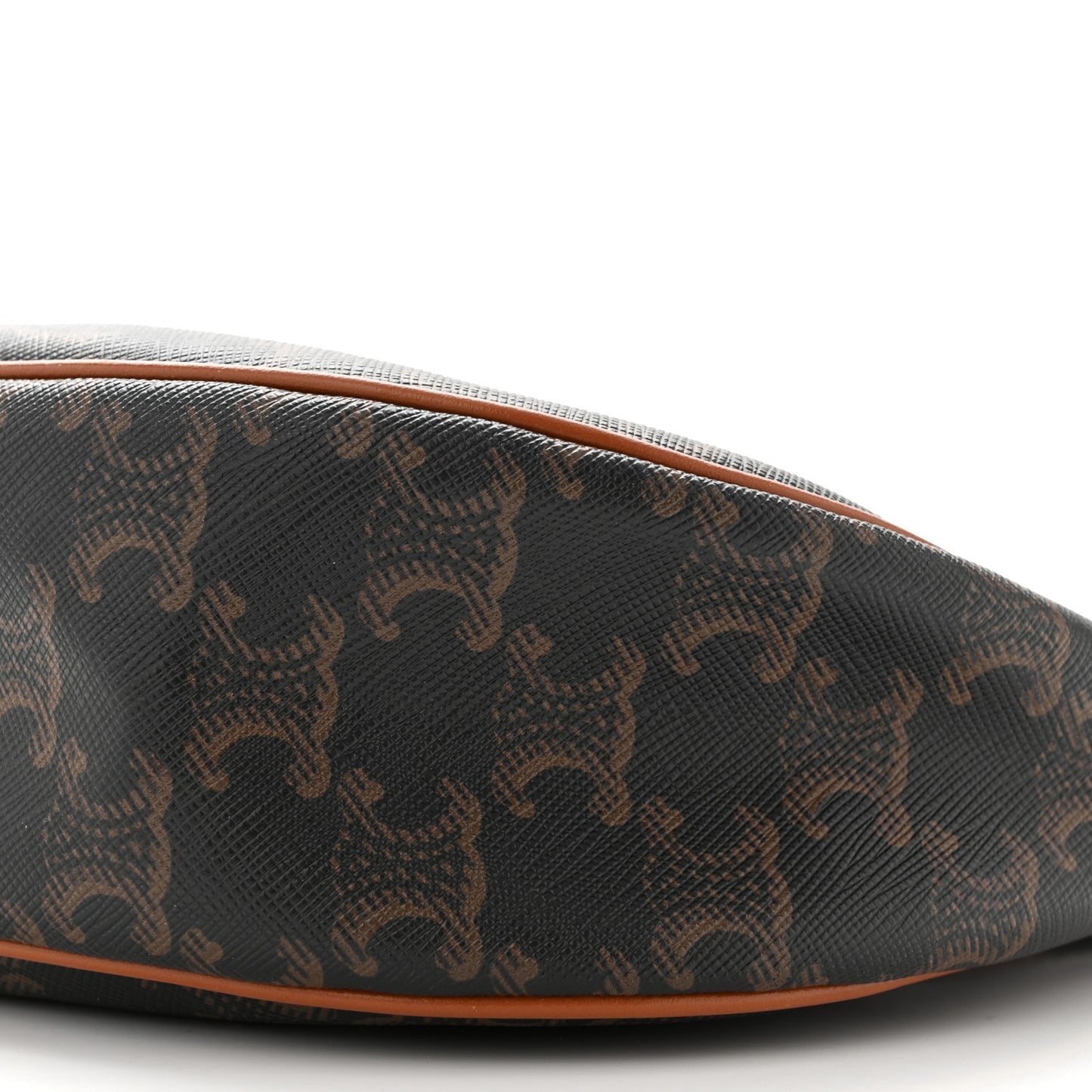 Triomphe Canvas Calfskin Ava Shoulder Bag Tan