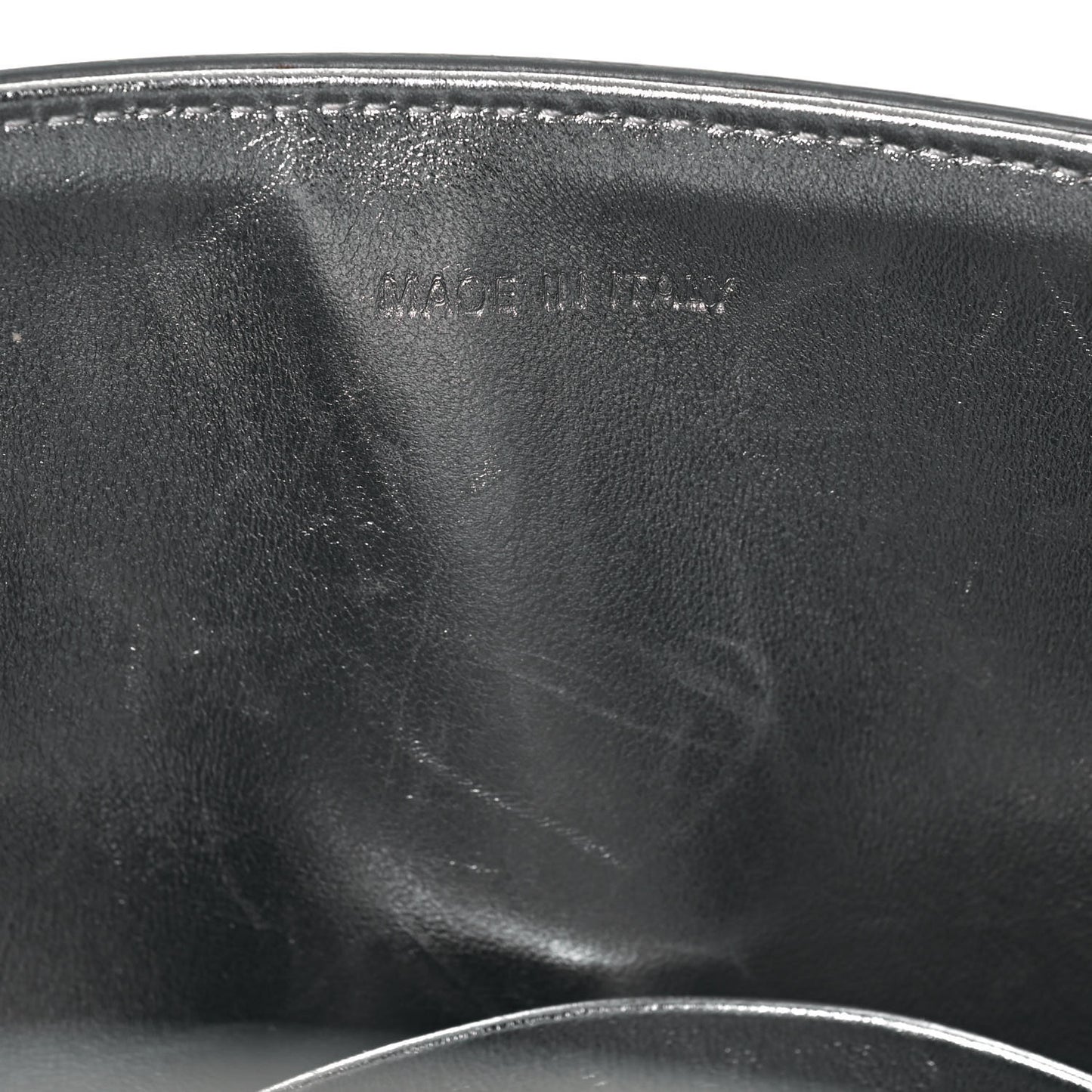 Metallic Goatskin Medium Diorever Flap Silver