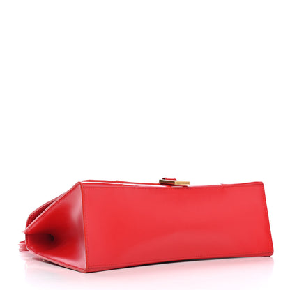 Balenciaga Shiny Box Calfskin Medium Hourglass Top Handle Bag Bright Red 4 of 9