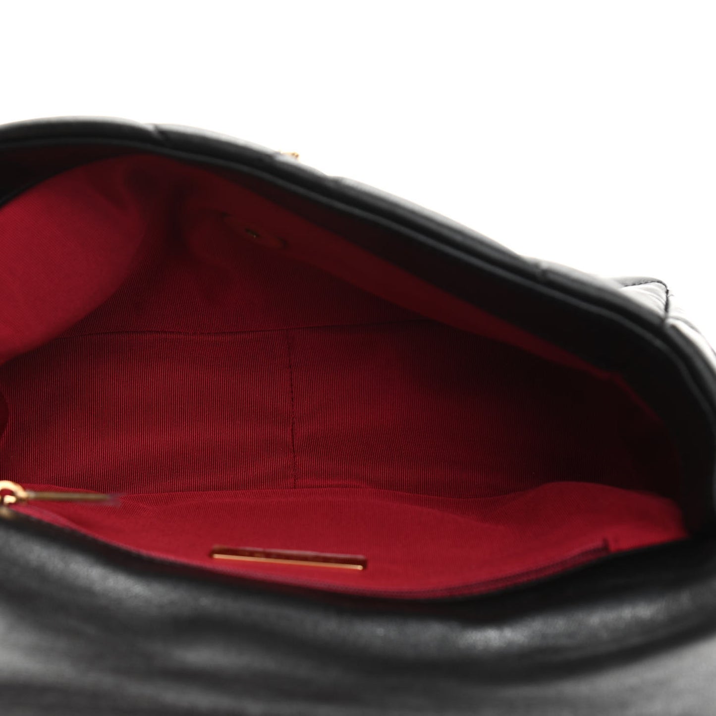 Goatskin Quilted Medium Chanel 19 Flap Black