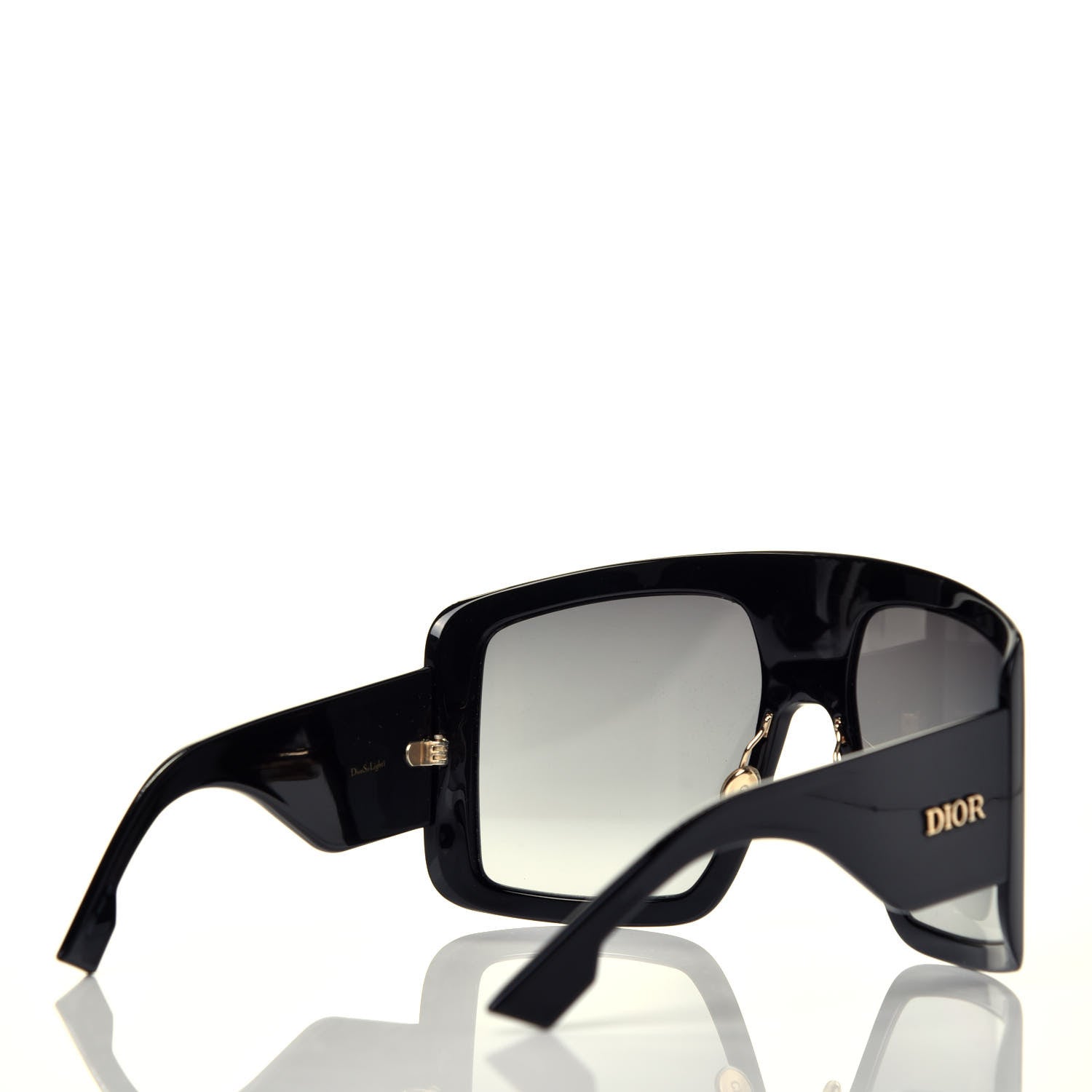 Christian Dior Acetate DiorSo Light 1 Shield Sunglasses Black 4 of 7