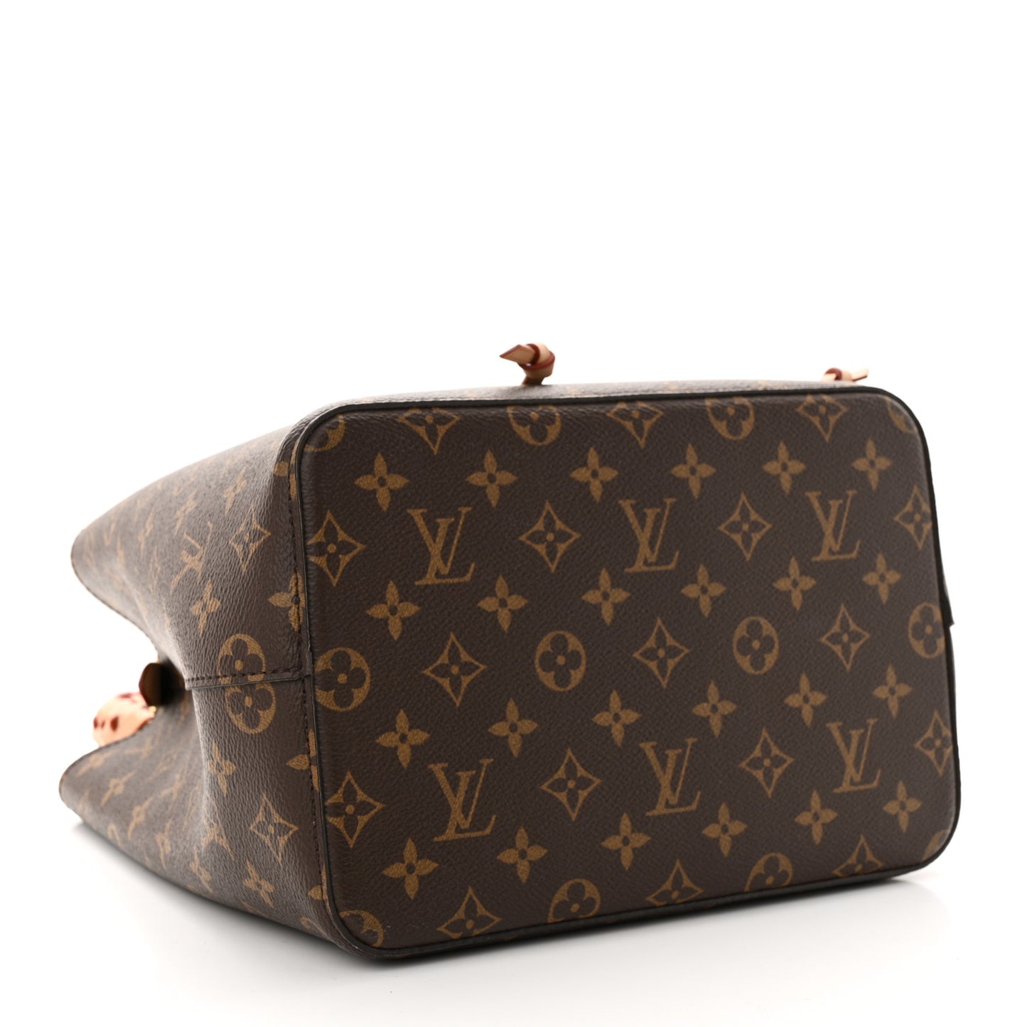 Monogram Braided Neonoe MM Peach Cream