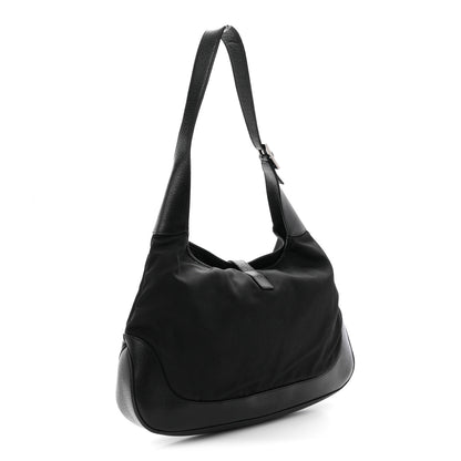 Gucci Canvas Jackie O Hobo Black 3 of 11