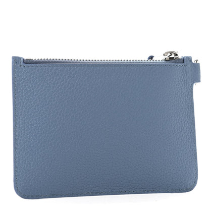 Burberry Grainy Calfskin Logo Graphic Zip Pouch Pale Bluebell 2 of 4