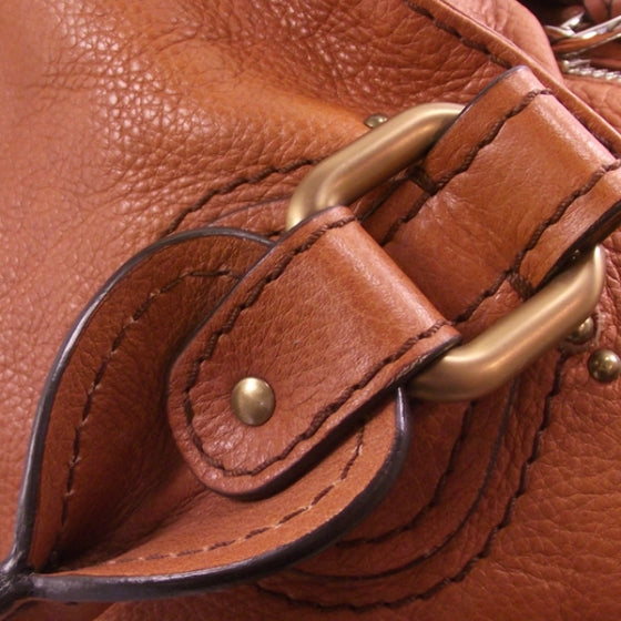 Chloe Leather Paddington Tote Brown 9 of 17