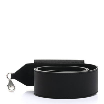 Hermes Swift Epsom Pocket Kelly Shoulder Strap Black 2 of 4