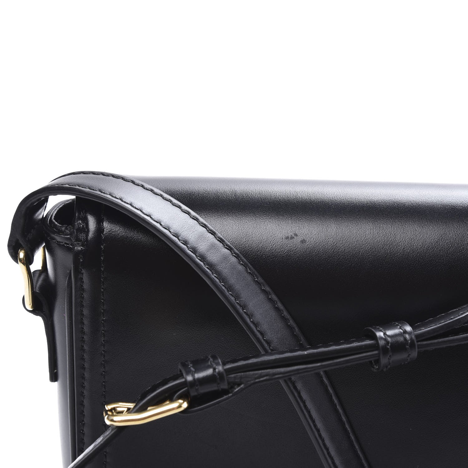 Celine Satinated Calfskin Medium Crecy Bag Black 8 of 9