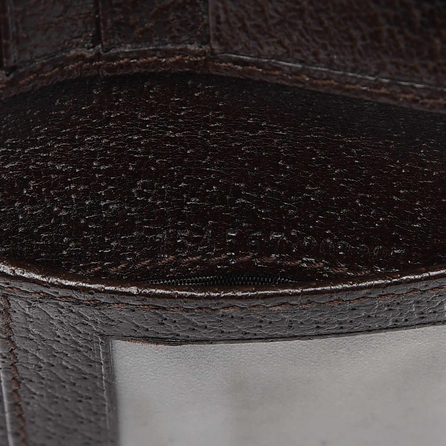Mens Monogram Bi-Fold Wallet Dark Brown