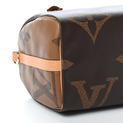 Louis Vuitton Reverse Monogram Giant Speedy Bandouliere 30 5 of 9