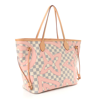 Louis Vuitton Damier Azur Tahitienne Neverfull MM 3 of 9