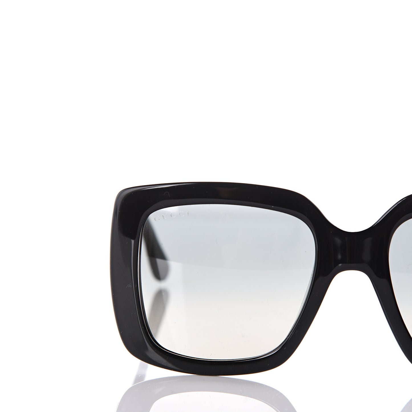 Acetate Square Frame Sunglasses GG0141S Black