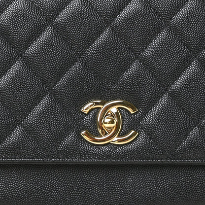 Chanel Caviar Quilted Large Business Affinity Flap Black 9 of 11