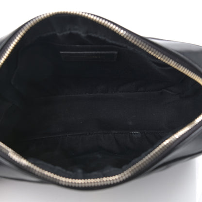 Saint Laurent Calfskin Matelasse Monogram Lou Camera Bag Black 5 of 9