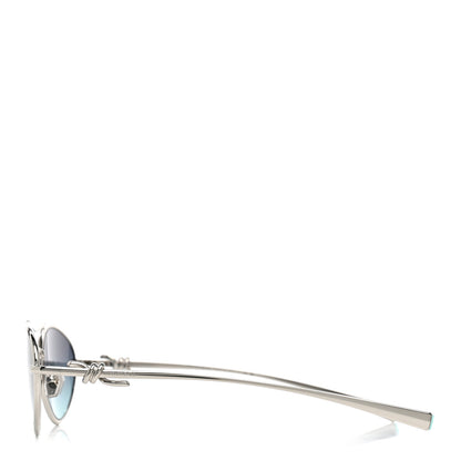 Tiffany Metal Knot Sunglasses TF3117 Silver 3 of 8