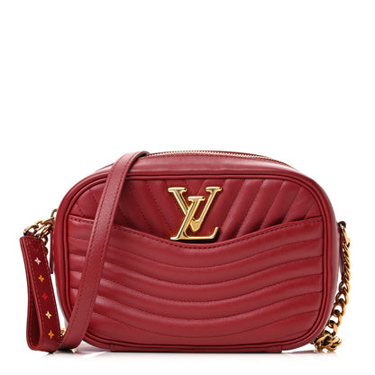 Louis Vuitton Calfskin New Wave Camera Bag Red 1 of 9