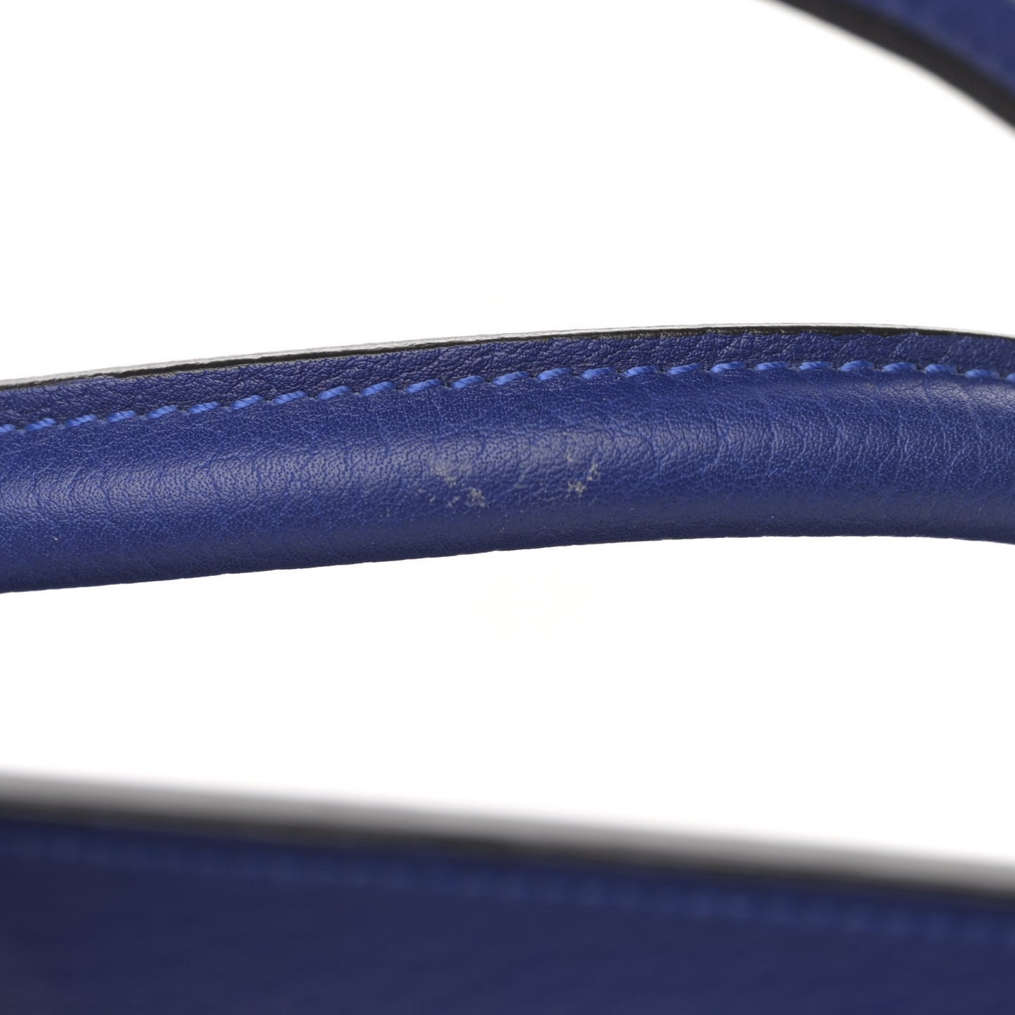 Crisped Calfskin Mini Tie Knot Tote Indigo