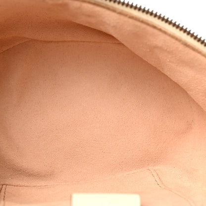 Gucci Calfskin Matelasse Mini GG Marmont Round Backpack White 5 of 13