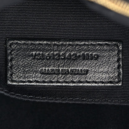 Saint Laurent Lambskin Monogram Small Lou Camera Bag Black 7 of 10