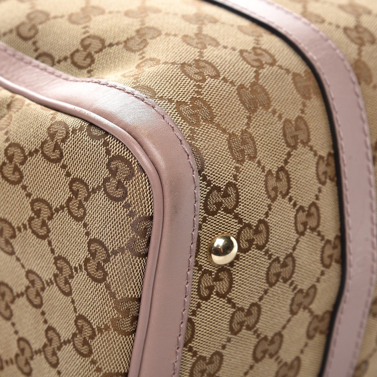 Gucci Monogram Medium Joy Boston Light Pink 10 of 12