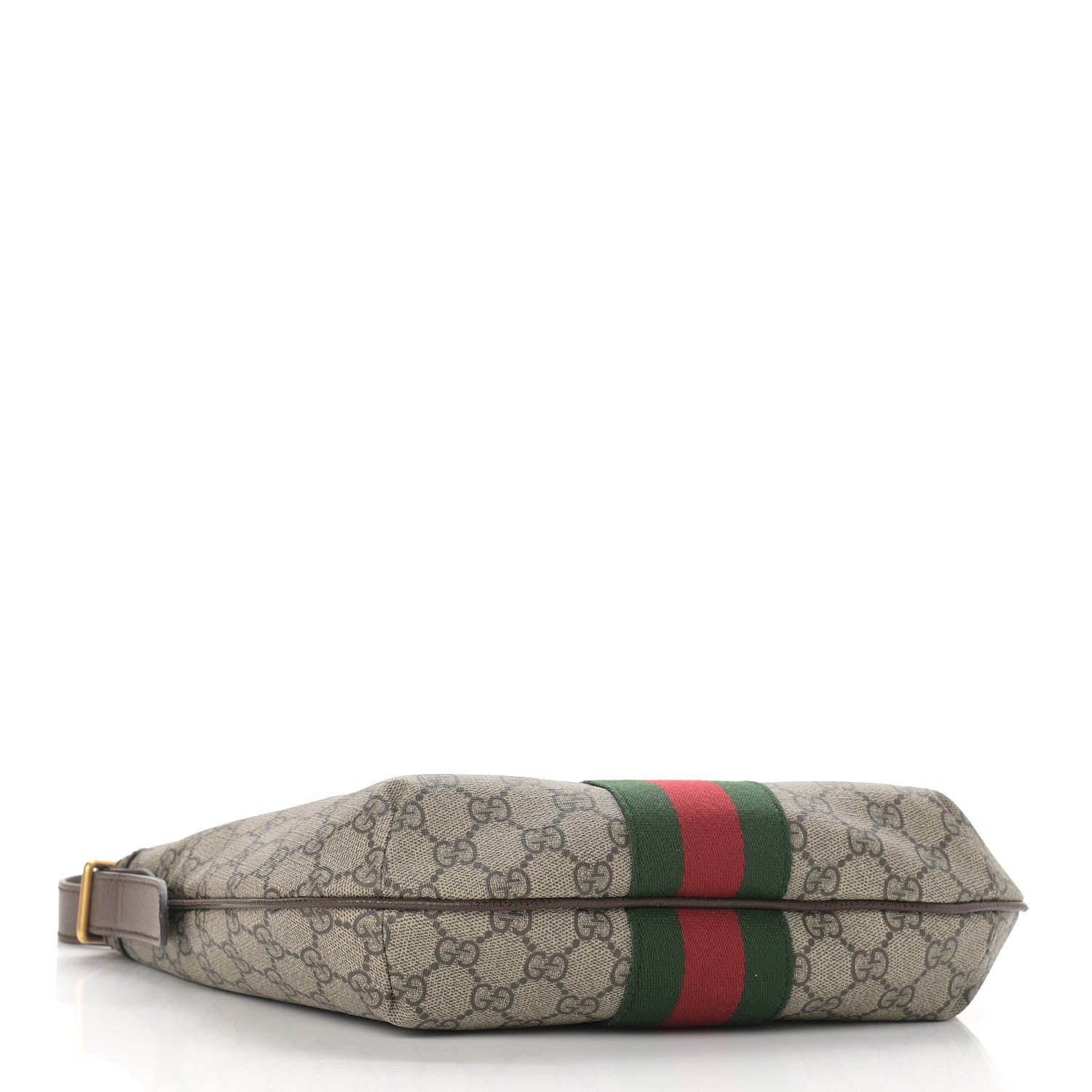 Gucci GG Supreme Monogram Web Small Ophidia Half Moon Hobo Brown 4 of 9