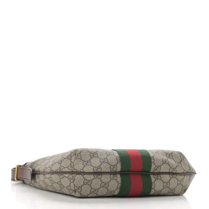 Gucci GG Supreme Monogram Web Small Ophidia Half Moon Hobo Brown 4 of 9