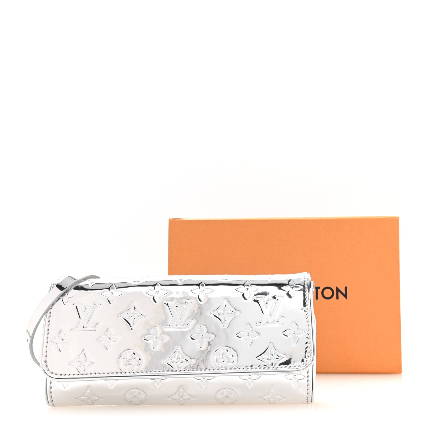 Louis Vuitton Monogram Miroir Pochette Twin Silver 9 of 9