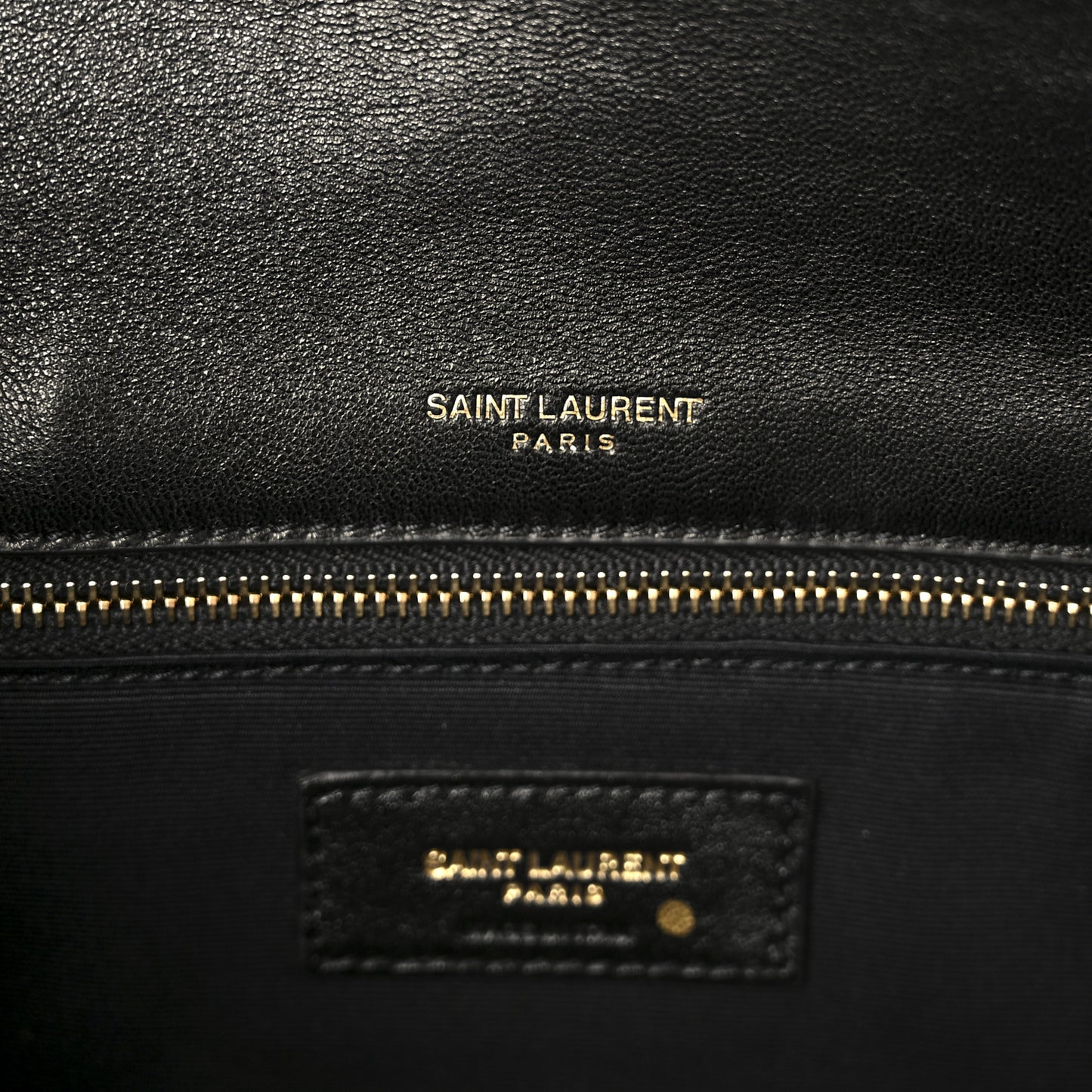 Lambskin Matelasse Monogram Medium Niki Chain Satchel Black