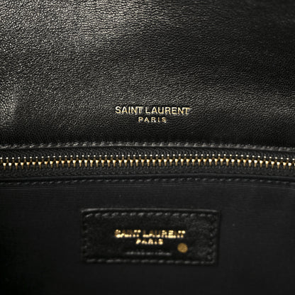 Saint Laurent Lambskin Matelasse Monogram Medium Niki Chain Satchel Black 6 of 11