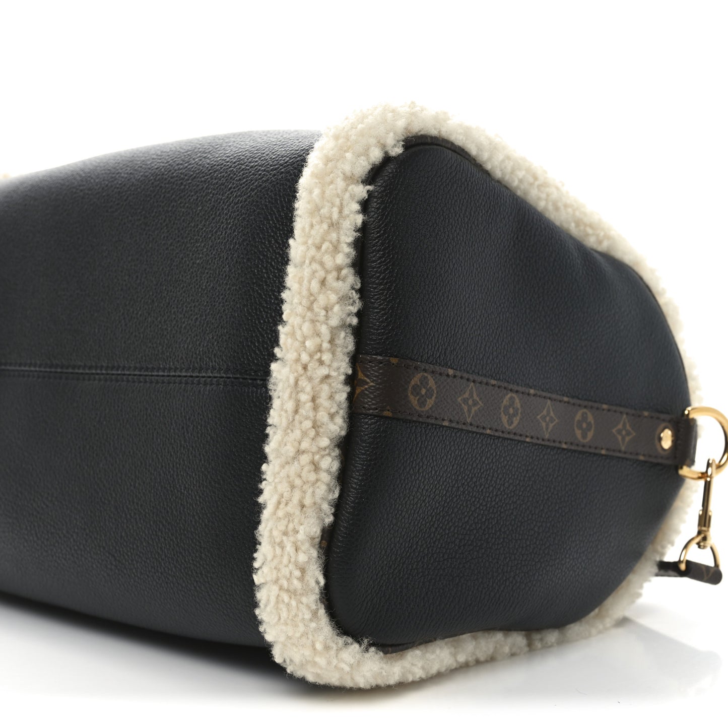 Calfskin Monogram Teddy Speedy Bandouliere 30 Black