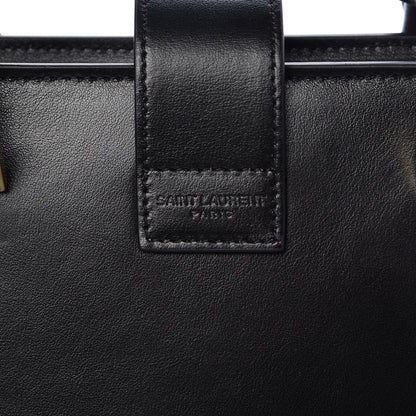 Saint Laurent Calfskin Small Monogram Cabas Black 7 of 10