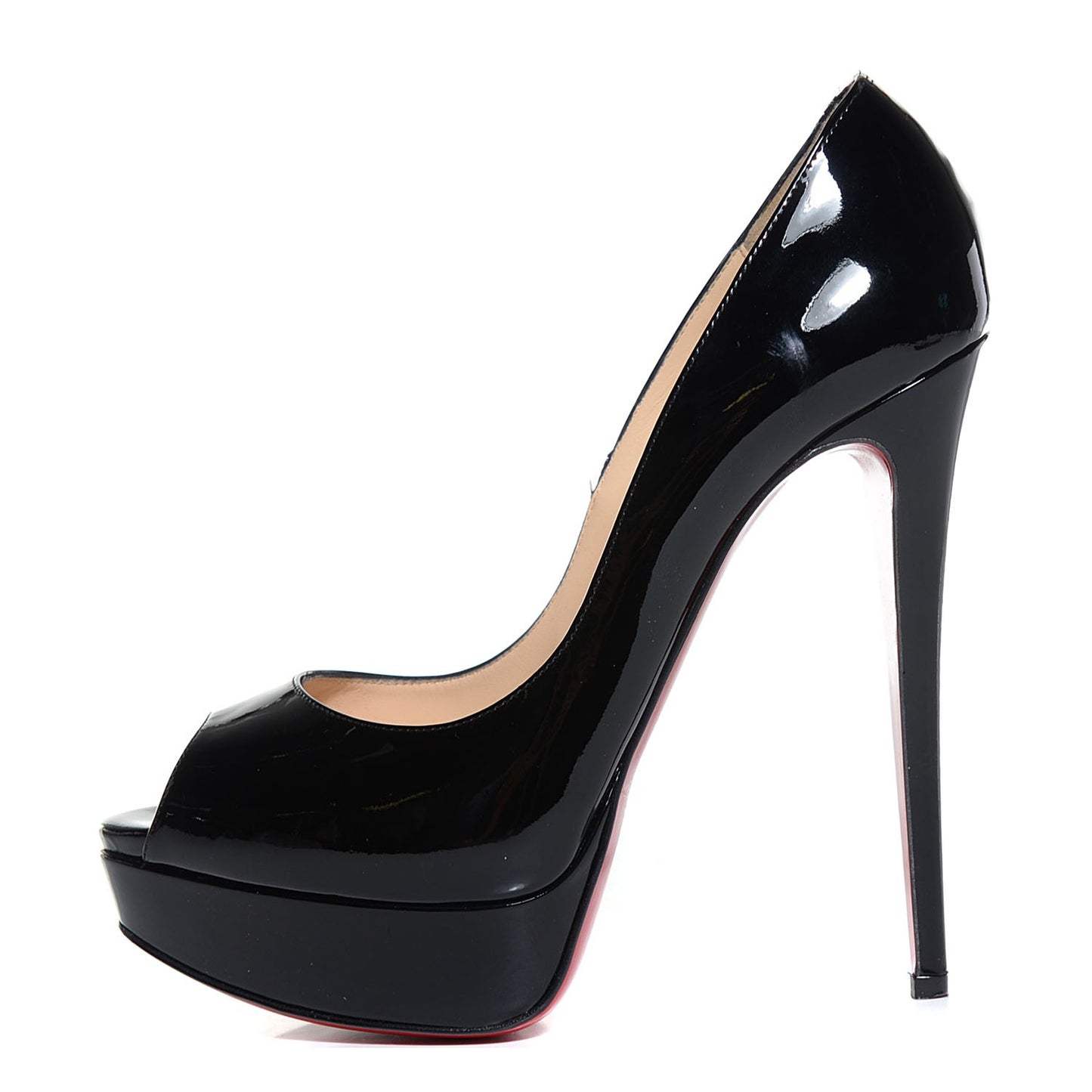 Patent Lady Peep 150 Pumps 39 Black