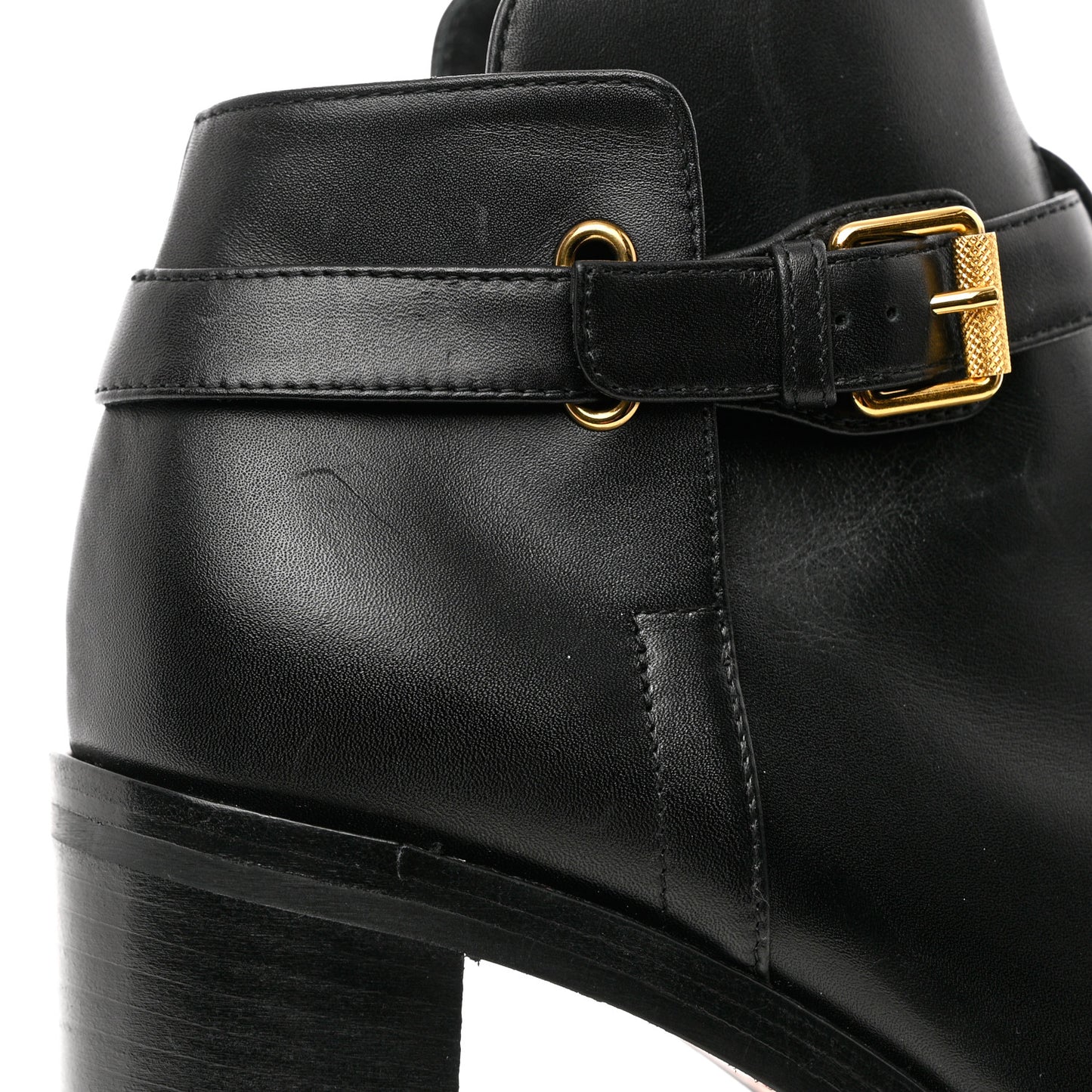 Calfskin Communa 70 Ankle Boots 37 Black