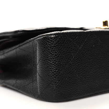 Chanel Caviar Quilted Medium Double Flap Black 9 of 11